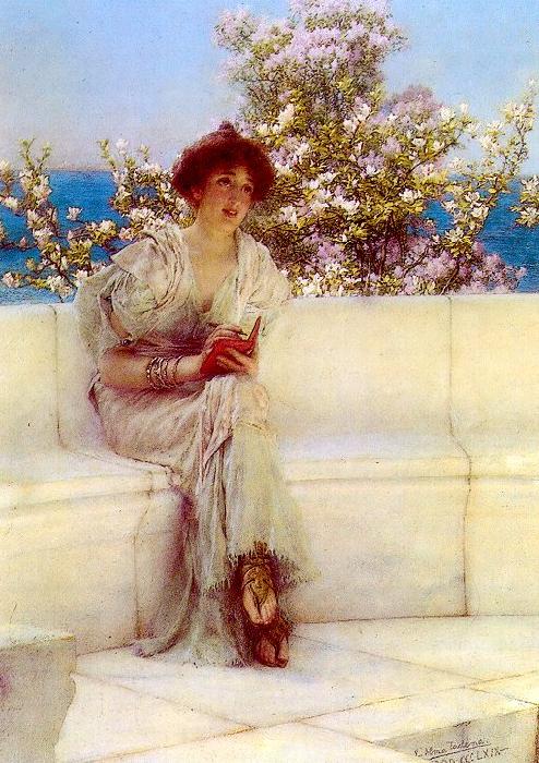 Alma Tadema The Year is at the Spring
